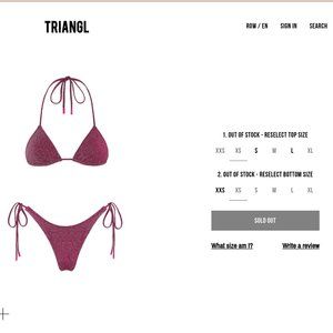 ISO triangl bikini